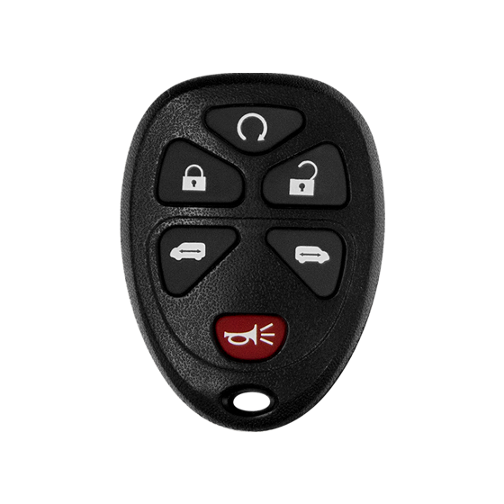 For GM   6-Button  KOBGT04A (PN:15114376)  Dual   w/Power Doors Keyless Entry Remote Shells