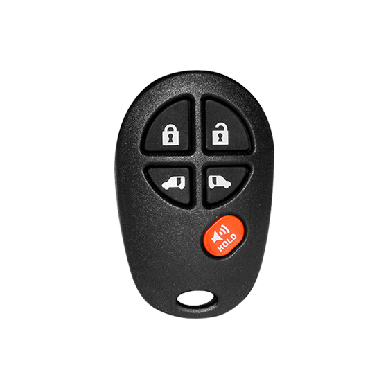 For Toyota 5-Button  GQ43VT20T Keyless Entry Remote Shells