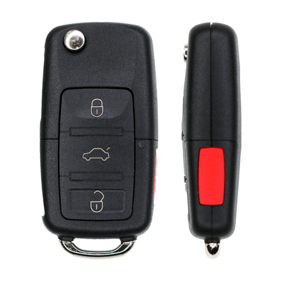 For Volkswagen  4-Button (Square)    Flip key Shells