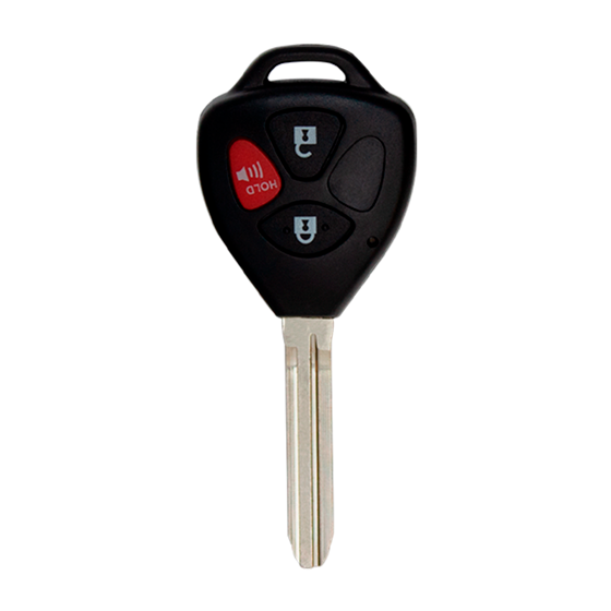 For Scion iQ-tC-xD 2005-2013 3-Button MOZB41TG (PN:RLVT0B405-326-A1)  TR47 Blade  G-Chip  313Mhz Remote Head Key
