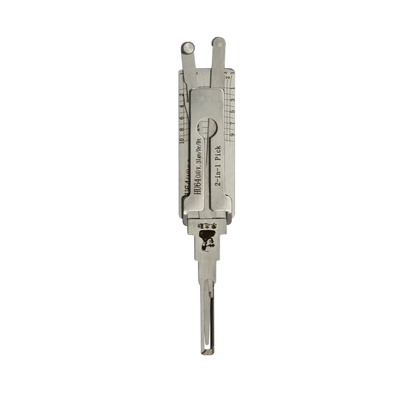 Original Lishi 3 in 1  10-Cut  for  Mercedes-Benz   HU64 2-Track   High Security    (AG Anti-Glare)