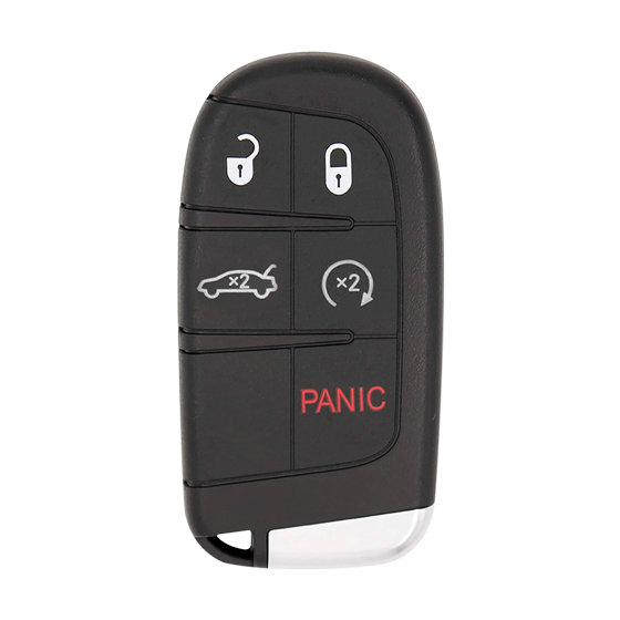 For Chrysler-Dodge-Jeep (SUV's) 5-Button  M3N40821302w/Hatch Smart Keys Shells