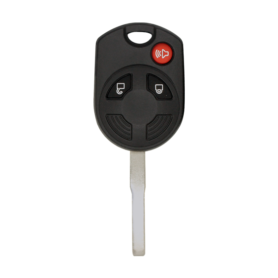 Metallo PREMIUM For  Ford 3-Button   OUCD6000022 (HU101 Blade) Remote Head Key Shells (T)
