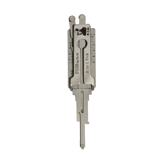 Original Lishi 2 in 1  8-Cut for   Ford   FO38   Ign/Dr/Br     (Anti-Glare)