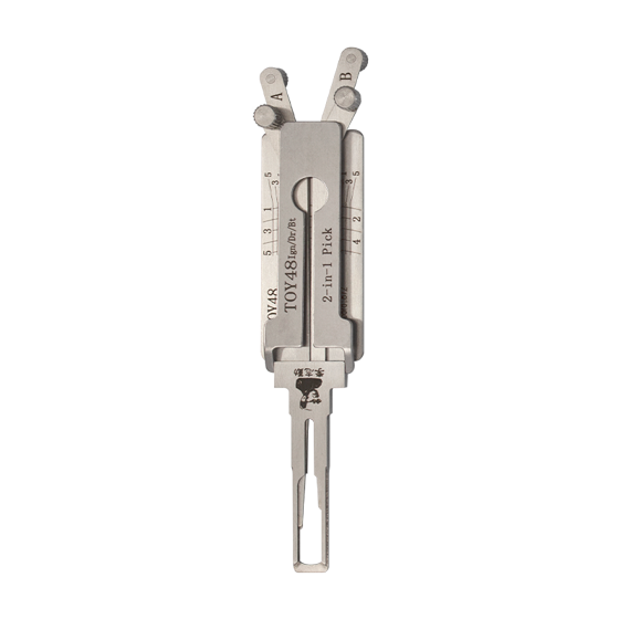 Original Lishi 2 in 1 for  Lexus  TOY48  Ign/Dr/Bt  (Anti-Glare)