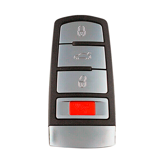 For Volkswagen CC-Passat 2006-2015 4-Button NBG009066T  (PN:HLO 3C0 959 752 N) w/Trunk HU66 Blade Mega 48 315Mhz Smart Key