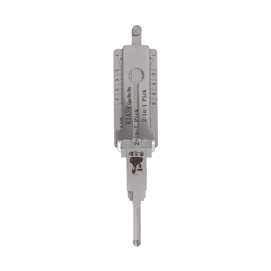 Original Lishi 2 in 1  8-Cut  for  KIA  KIA3R-KK3-X253    Dr/Bt