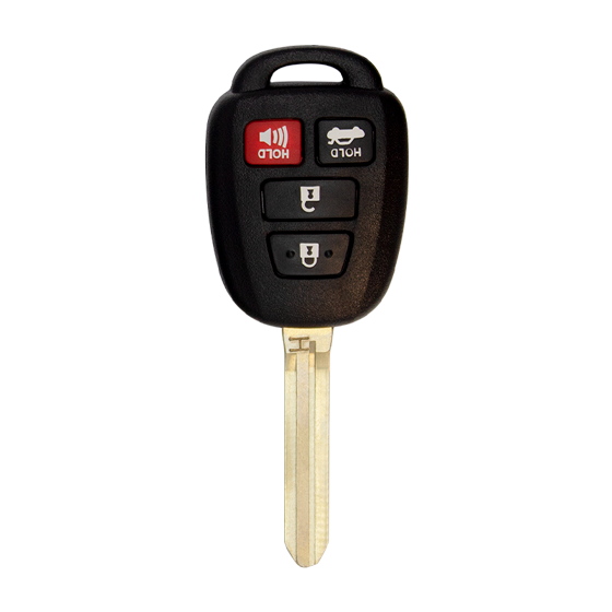 For Toyota 2014-2019  4-Button  HYQ12BDM (PN:89070-02880)  H-Chip  Remote Head Key  (S)