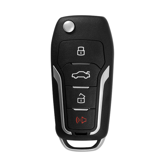 Xhorse Universal Wired Remote Flip Key for Ford Style 4-Button w/Trunk  XKFO01EN