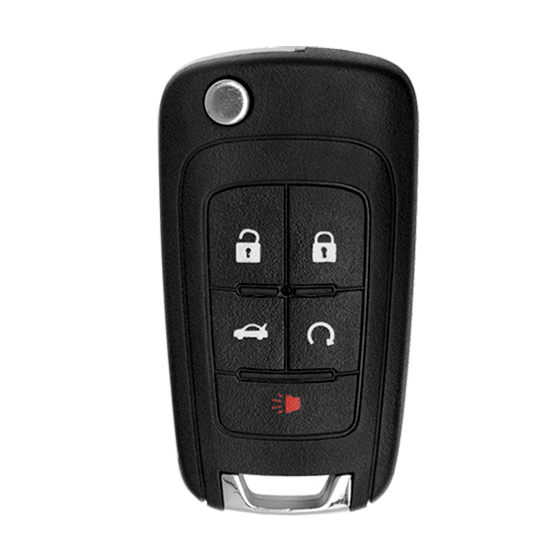 For GM 2010-2019   5-Button  OHT01060512 PEPS  w/Trunk  Remote Flip Key  (S)