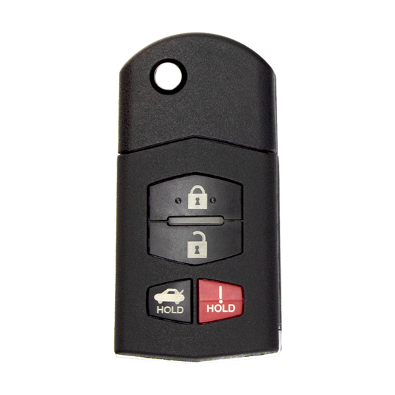 For Mazda 3/6/MX-5/RX-8 2005-2008 4-Button  KPU41788 (PN:Visteon 41525)  w/Trunk  Remote Head Key  (E )