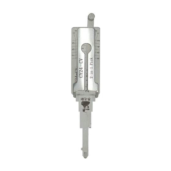 Original Lishi 2 in 1  8-Cut  for Chrysler  CY24   CV   Key Reader