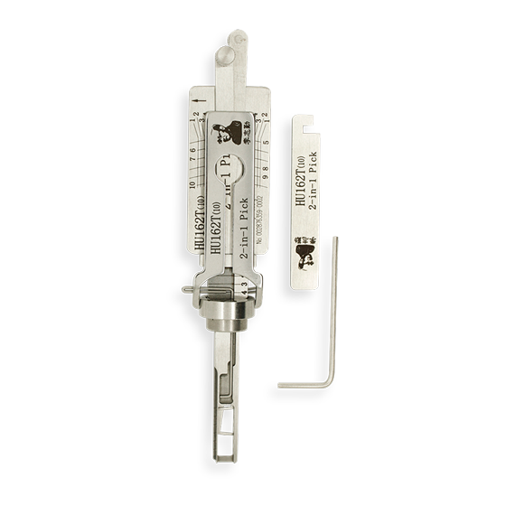 Original Lishi 2 in 1 10-Cut for   VW-Audi  HU162T Side Cuts