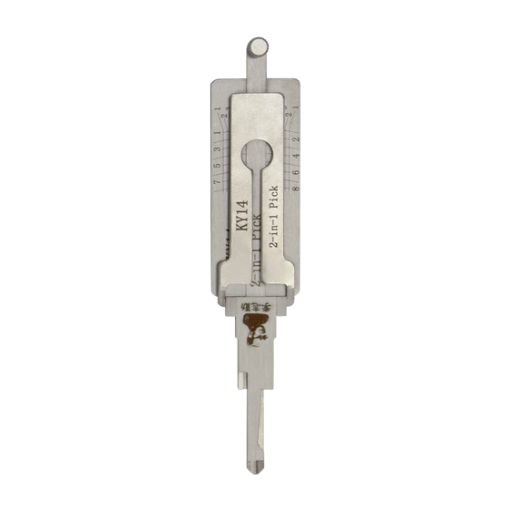 Original Lishi 2 in 1 8-Cut  for  KY14  Kia Forte/Soul   5 Depth  Dr/Bt