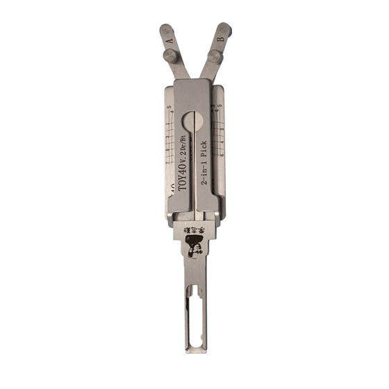 Original Lishi 2 in 1 8-Cut  for   Lexus TOY40  Dr/Bt