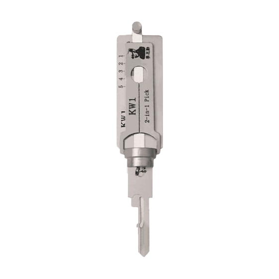 Original Lishi 2 in 1 for   Kwikset   KW1-E109    5 Pines  (Anti-Glare)