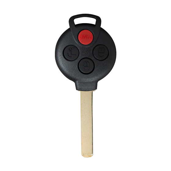For Smart Fortwo 2008-2015 4-Button  KR55WK45144 (PN:4518203797) w/Trunk  Philips 46 315Mhz Remote Head Key  (E )