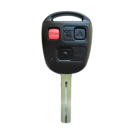 For Lexus GX-LX470 2003-2009 3-Button HYQ12BBT (PN:89070-48821) LXR6 w/Power Door  TOY48 SHORT Blade 4D-68 Chip 315Mhz Remote Head Key