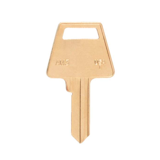 Ilco 50-Pack AM3­BR  AMERICAN   AE00001720  Residential Metal Head Key