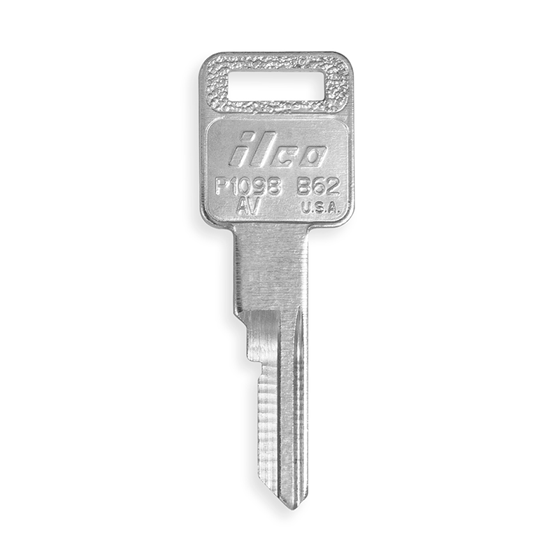 Ilco 10-Pack P1098AV­B62  G. M. AL01143002 Mechanical Metal Head Key