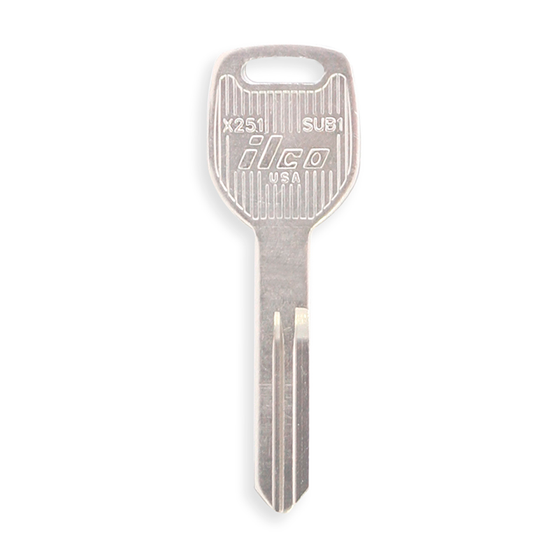 Ilco 10-Pack X251­SUB1  For Subaru   AF01653002  Mechanical Metal Head Key