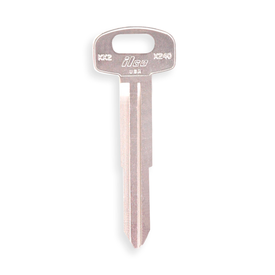 Ilco 10-Pack X240­KK2  For KIA w/AIRBAG AF01631002 Mechanical Metal Head Key
