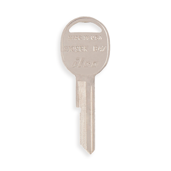 Ilco 10-Pack S1098K­B47 G.M. (S98K TO98K AL3281803B Mechanical Metal Head Key