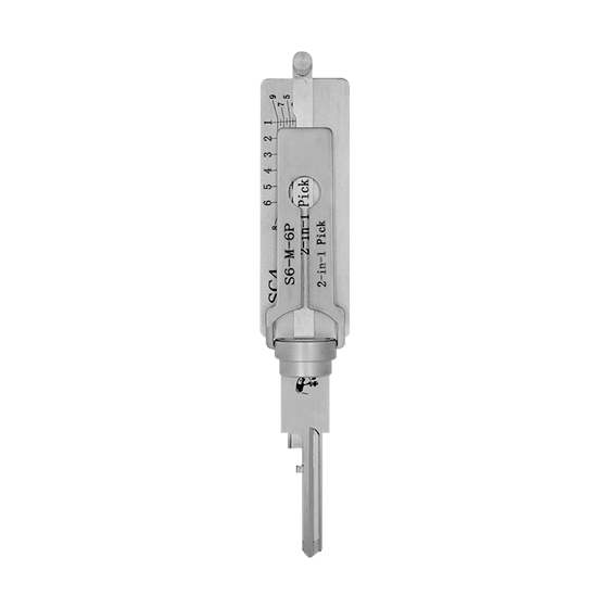 Original Lishi 2 in 1 for  Schlage  SC1-S6    6 Pins