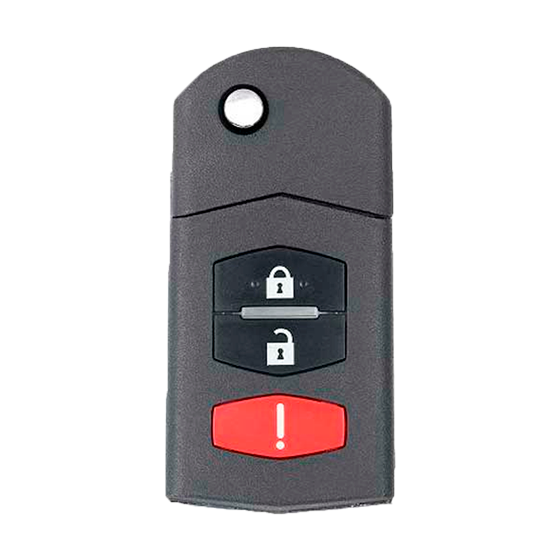 For Mazda 2/3/5/CX-7/CX-9 2006-2015 3-Button  BGBX1T478SKE125-01 (PN:CC43-67-5RYC)  315Mhz Remote Flip Key  (B,S)