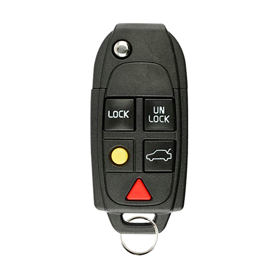 For Volvo 5-Button LQNP2T-APU    w/Trunk  & Ligths  Megamos 48  315Mhz Remote Flip Key  (E )