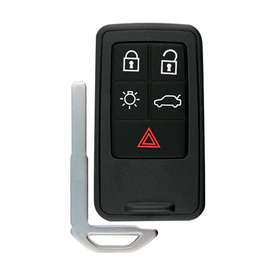 For Volvo   5-Button KR55WK49264   w/Trunk & Lights   Smart Key