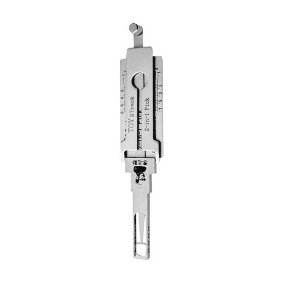 Original Lishi 2 in 1   9-Cut for  Toyota  TOY 2 Track V.4