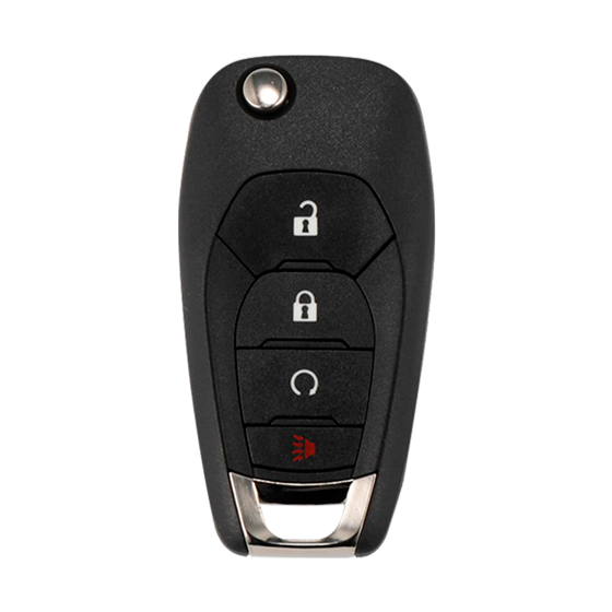 For Chevrolet Trax-Sonic 2019-2021 4-Button  LXP-T003 (PN:13530752)  w/Rmt Start 315Mhz Remote Flip key