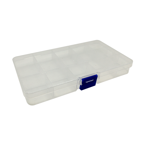 Transparent Key Storage Box   15 Cavities (E )