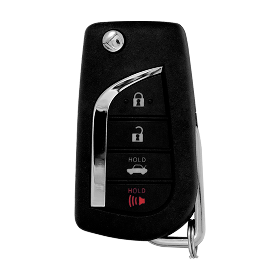 For Toyota 2010-2015 4-Button HYQ12BBY (PN:89070-35170)  w/Trunk   G-Chip   Remote Flip key