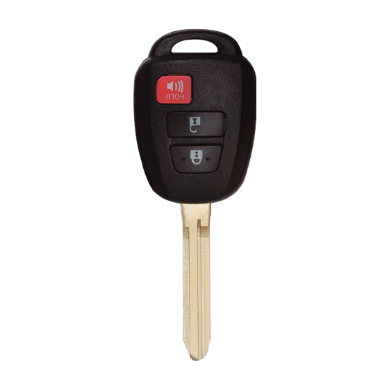 For Toyota 2013-2021 3-Button HYQ12BDM (PN:89070-42820) w/Trunk TR47 Blade  H-Chip  315Mhz Remote Head Key
