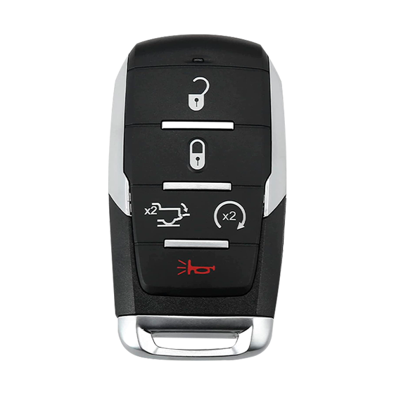 For Dodge RAM 1500 2019-2024 5-Button  OHT-4882056 (PN:68291691AD) w/Rmt Start  4A Chip Hitag  AES PCF7939M 433Mhz Smart Key