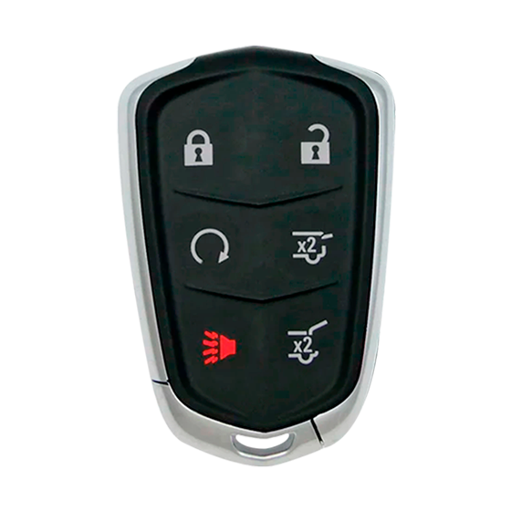 For Cadillac Escalade 2015-2020 6-Button HYQ2AB (PN:13580812)  w/Hatch & Rmt Start  46  Hitag 2, NCF2951E  315Mhz Smart Key (S)
