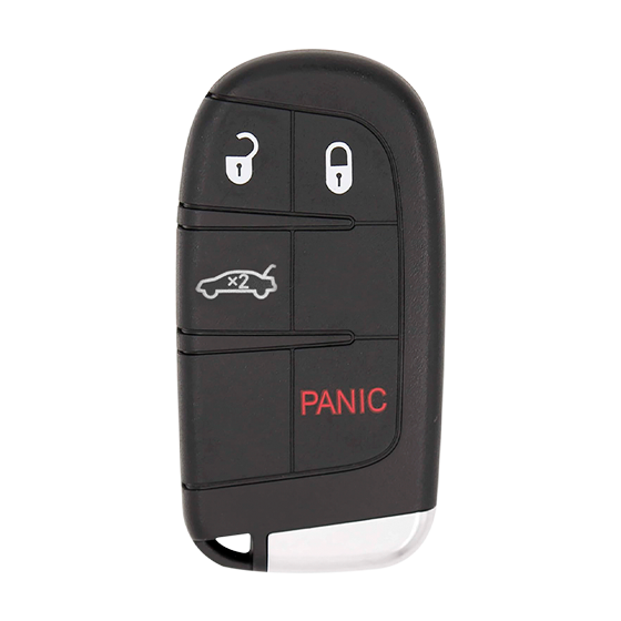 Metallo PREMIUM For  Chrysler-Dodge-Jeep 2011-2018   4-Button M3N40821302 w/Trunk Smart Keys Shells  (T)