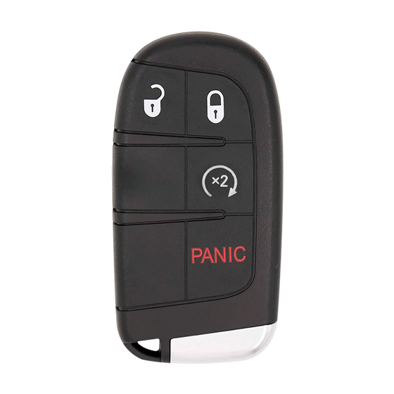 For Chrysler-Dodge-Jeep 4-Button M3N-40821302  w/Rmt Start Smart Keys Shells