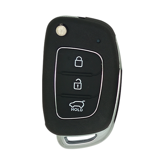 Metallo PREMIUM For Hyundai Elantra  2016-2018 (SUV's)   3-Button  CQOFD00120 HYNR14R Blade Flip key Shells  (T)