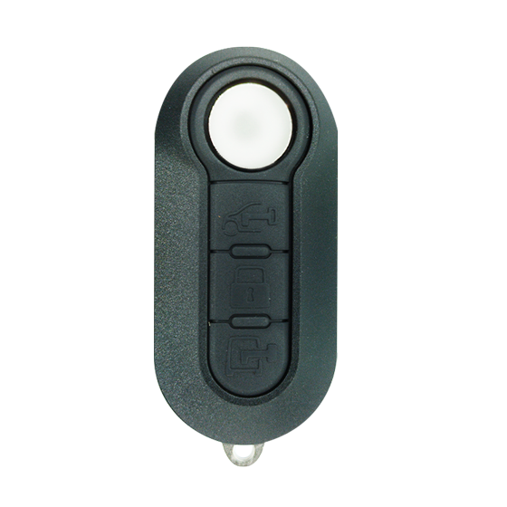 Metallo PREMIUM For Fiat 500/500L   3-Button LTQF12AM433TX  w/Trunk Flip key Shells  (T)