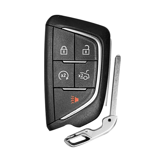 For Cadillac CT4-CT5 2020-2022 5-Button  YG0G20TB1 (PN:13538860)  w/Trunk & Rmt Start HU101 NXP Hitag-PRO ID49 128 Bit 433.92Mhz Smart Key  (B)