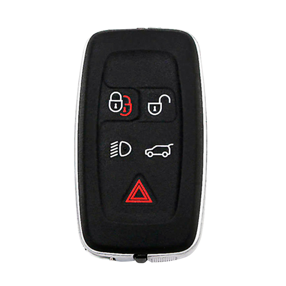 For Land Rover LR2-LR4/Discovery 2010-2018 5-Button KOBJTF10A (PN:5E0U40147) Black  w/Hatch HU101 Blade  315Mhz Smart Key  (E )