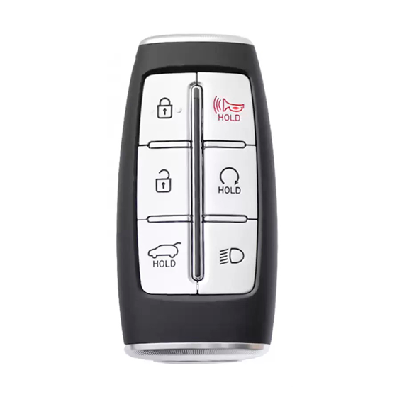 For Hyundai GENESIS  G80  2021-2023   6-Button TQ8FOB4F35 (PN:95440-T1000)  w/Trunk & Rmt Start  (47 Chip) 433Mhz  Smart Key