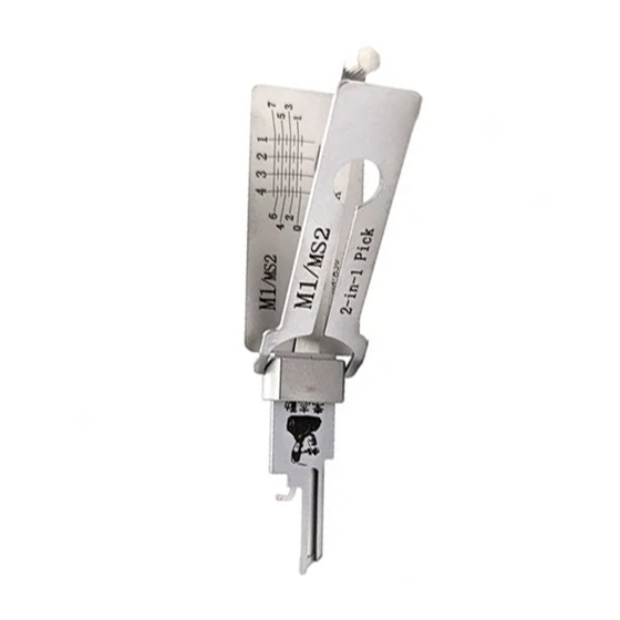 Original Lishi 2 in 1  for  Master Lock M1/MS2  (4-Pin)  (Anti-Glare)